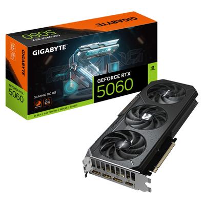 GIGABYTE Grafikkarte "GeForce RTX 5060 GAMING OC 8G Grafikkarte - 8GB GDDR7, 128bit, PCI-E 5", eh13, Grafikkarten
