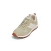 Sneaker MARC O'POLO "aus edlem Rindleder und Mesh-Einsatz", Damen, Gr. 36, smooth sage, silky stone, Obermaterial: 80% Polyester, 20% Leder, unifarben, Schuhe