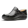Slipper CLARKS "Un Loop", Damen, Gr. 40, schwarz, Leder, casual, Schuhe, Slipper, Flats mit Wechselfußbett