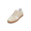 Sneaker MARC O'POLO "aus hochwertigem Rindleder", Damen, Gr. 41, sesame, sanftes weiß, Obermaterial: 100% Leder, unifarben, Schuhe