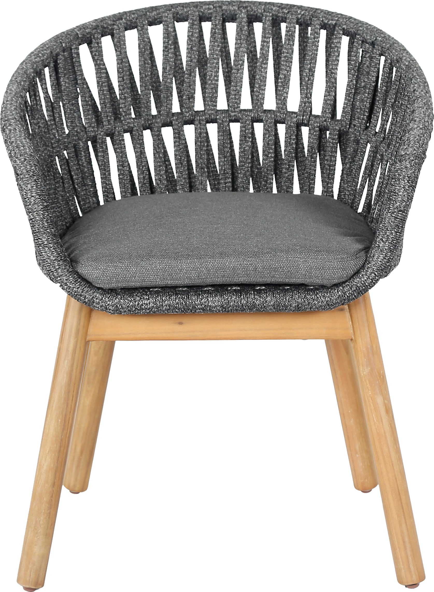 Gartensessel BEST "Bari – Sessel", grau, B:58,8cm H:83,5cm T:60cm, Obermaterial: 80% Polyurethan, 20% Polyester, Sessel, Outdoor Gartenstuhl