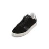 Sneaker MARC O'POLO "aus hochwertigem Rindleder", Damen, Gr. 38, schwarz, schwarz silber, Obermaterial: 100% Leder, unifarben, Schuhe
