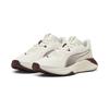 Trainingsschuh PUMA "FLORAL RIBBON PWRHybrid Sneakers Damen", Gr. 42, warm weiß ruby shimmer rot, Obermaterial: Synthetik, Textil; Futter: Textil; Innensohle: Textil; Laufsohle: Gummi, Schuhe