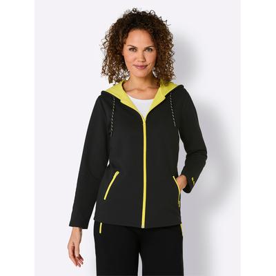 Langjacke FEEL GOOD, Damen, Gr. 36/38, schwarz, 50% Baumwolle, 50% Polyester, unifarben, Langarm, Jacken Image