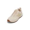 Sneaker MARC O'POLO "aus edlem Rindleder und Mesh-Einsatz", Damen, Gr. 40, silky stone, sesame, Obermaterial: 80% Polyester, 20% Leder, unifarben, Schuhe