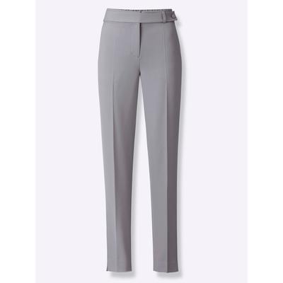 Webhose LADY, Damen, Gr. 42, Normalgrößen, blau (topas), 77% Polyester, 20% Viskose, 3% Elasthan, unifarben, Hosen Image