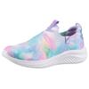 Slip-On Sneaker SKECHERS "ULTRA FLEX 3.0", Kinder, Gr. 38, lavendel multifarben, Textil, kontrastfarbene Details, casual, Schuhe, Schlupfschuh mit kleinem Keilabsatz, Größenschablone zum Download