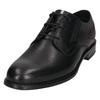 Schnürschuh BUGATTI, Herren, Gr. 44, schwarz, Leder, Basic, Schuhe, Anzugschuh, Business Halbschuh mit bequemen Stretcheinsatz