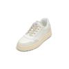 Sneaker MARC O'POLO "aus hochwertigem Rindleder", Damen, Gr. 36, weiß (sanftes weiß), Obermaterial: 100% Leder, unifarben, Schuhe