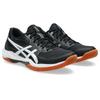 Hallenschuh ASICS "GEL-ROCKET 12", Gr. 41,5, schwarz-weiß (schwarz, weiß), Synthetik, sportlich, Schuhe