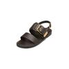 Sandale MARC O'POLO "aus edlem Rindleder", Damen, Gr. 39, braun (schwarz chocolate), Obermaterial: 100% Leder (Rind), unifarben, Schuhe