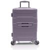 Hartschalen-Trolley HEYS "ReNew, verschiedene Größen und Farben", Gr. B/H/T: 35cm x 50,5cm x 23,3cm 47 l, lila (amethyst), Kunststoff, clean, matt, casual,Basic, Koffer, Koffer Reisegepäck herausnehmbares Innenfutter Volumenerweiterung