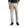 Chinohose MARC O'POLO "aus Baumwoll-Leinen-Mix", Herren, Gr. 31, Länge 32, grau (dapple gray), Obermaterial: 84% Baumwolle, 16% Leinen, unifarben, elegant, gerade, unten schmal normal, Hosen