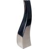 Dekovase HOME AFFAIRE, silber (silberfarben), B:12cm H:30cm T:7cm, Vasen
