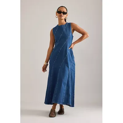 ALIGNE Raven Denim Midi Dress