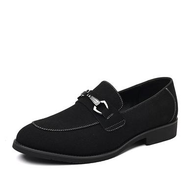 Men's Olive Green Bit Loafers – Stylish Faux Suede Slip-On Dress Shoes with Metal Buckle Detail for Business Casual Looks Dinner Dates and Office Wear
