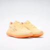 Walkingschuh REEBOK "DMX COMFORT + 2.0", Gr. 41, bleached gelb, sunkissed orange, clay, Textil, Synthetik, sportlich, Schuhe