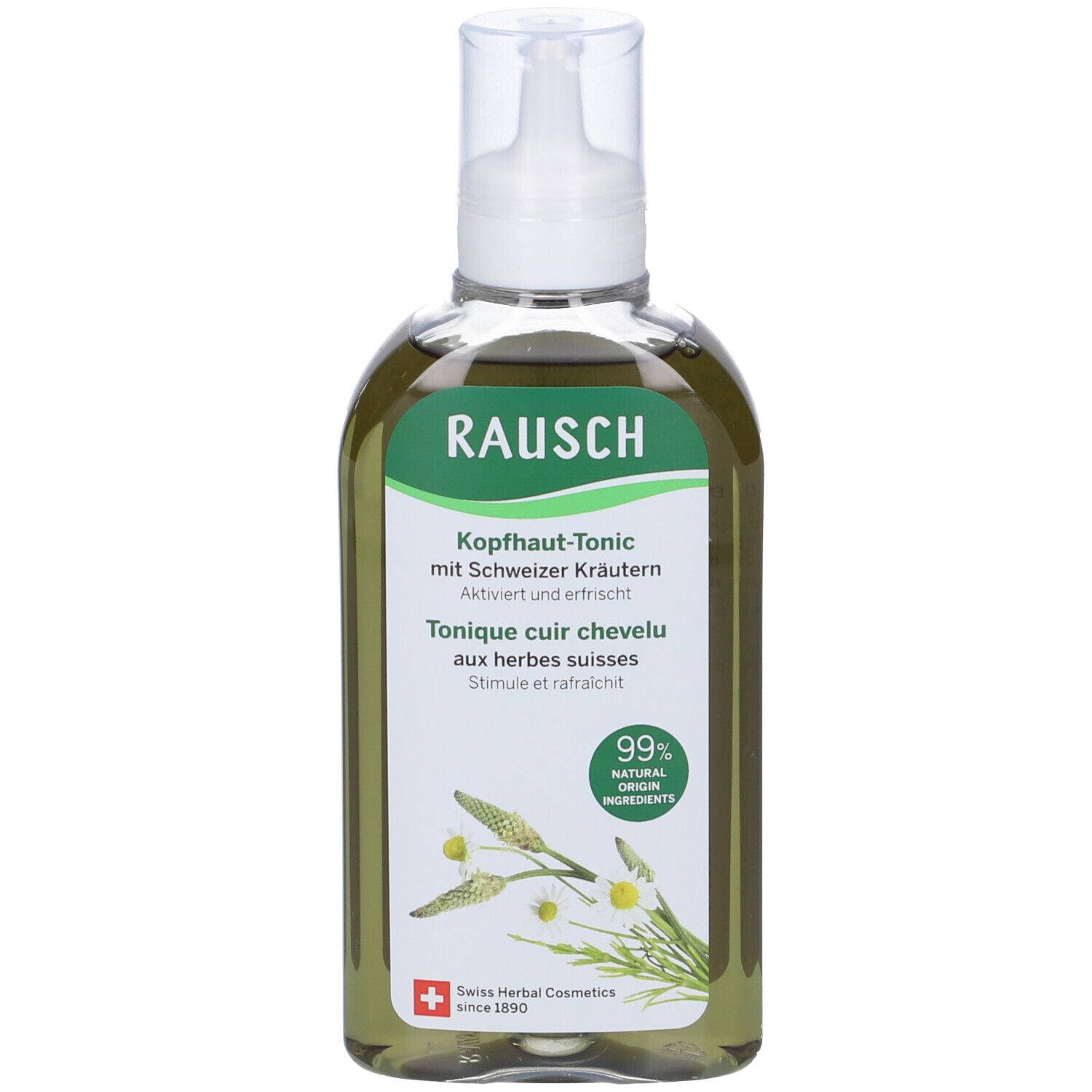 RAUSCH Tonificante Per Cuoio Capelluto Alle Erbe Svizzere 200 ml Tonic