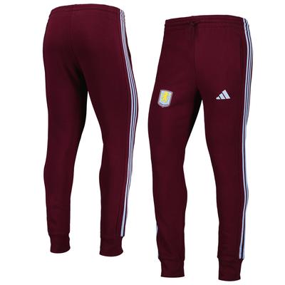 Aston Villa adidas DNA Trainingshose – Weinrot Image