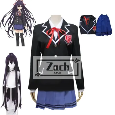 Yatogami Tohka Cosplay Kostüme Anime Datum lebendig Uniform Frauen Kleid Halloween Kostüm Animation Image