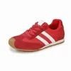 2025, neue Damen-Ballerinas aus echtem Leder, Retro-Rosa, bequeme Sommer-Freizeitschuhe,