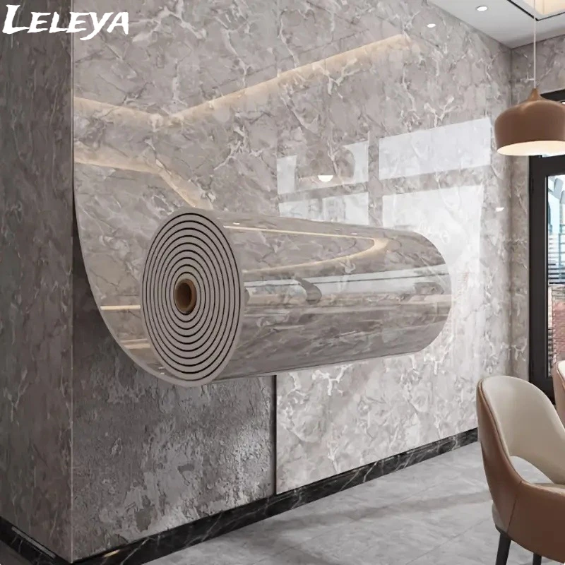 Selbstklebende Vinyl-Marmor-Tapete mit 3D-Effekt, verwendet für Wand, Boden, Decke, abnehmbare Fliesenaufkleber, Küche, Badezimmer, Dekoration