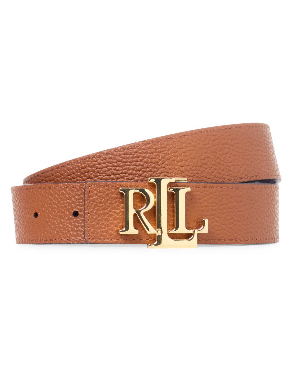 Lauren Ralph Lauren Ledergürtel zum Wenden Damen cognac, L Image