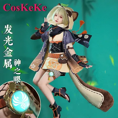 CosKeKe Sayu Cosplay Anime Spiel Genshin Impact Kostüm Süße Reizende Kampf Uniform Für Frauen Image
