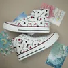 Sanrio Cartoon Hello Kitty Damenschuhe Y2k Student Koreanische Mode Vielseitige Segeltuchschuhe