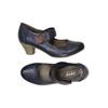 Jana Damen Pumps, Gr. 4.5, marineblau, Leder