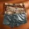 3 pièces caleçons pour hommes Satin-like glace soie sous-vêtements pour hommes sans couture respirant boxeurs Shorts sous-vêtements pour hommes