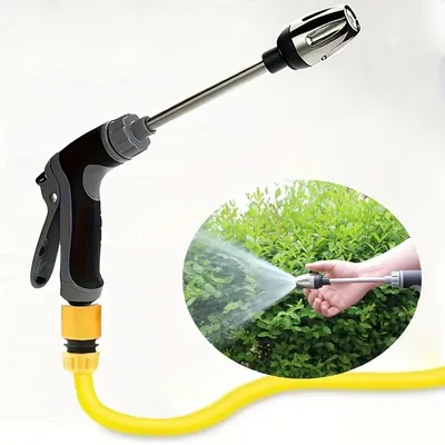Horticultural water pipe, long pole nozzle, high-pressure car washing water gun, garden hose nozzle, garden watering water gun