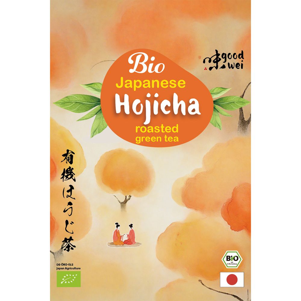 Good wei Hojicha BIO - Tè Verde Tostato Giapponese 120 g