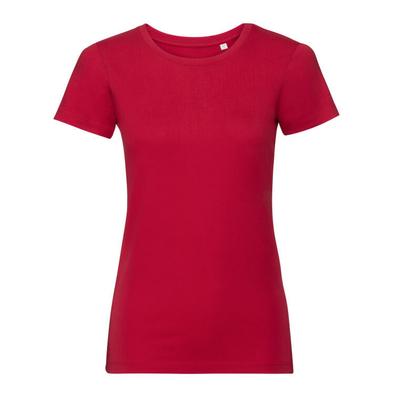 Russell - T-Shirt, Baumwolle aus biologischem Anbau für Damen (Rot) Image