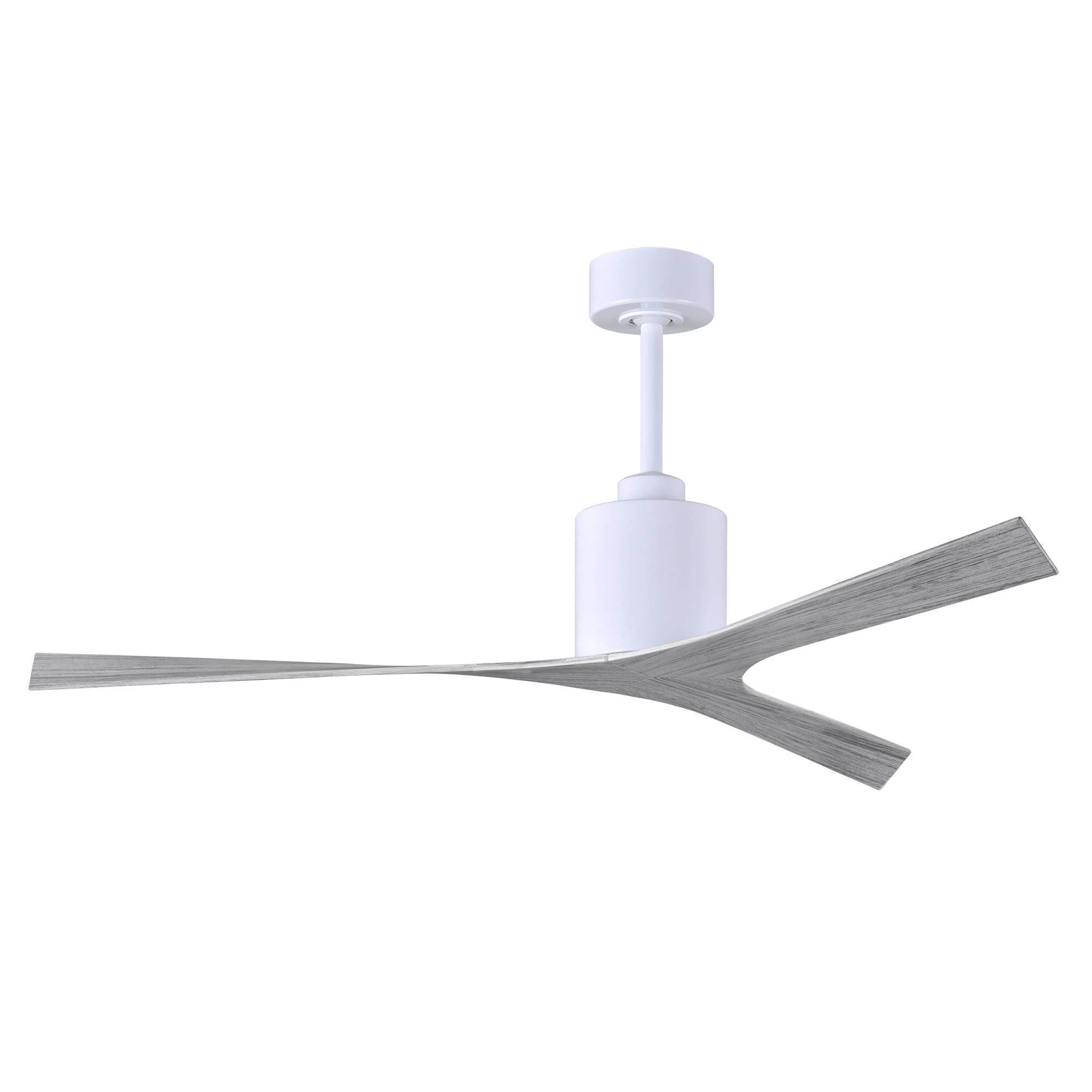 Matthews Fan Company Molly 56 Inch Ceiling Fan with Light Kit - MK-WH-BW