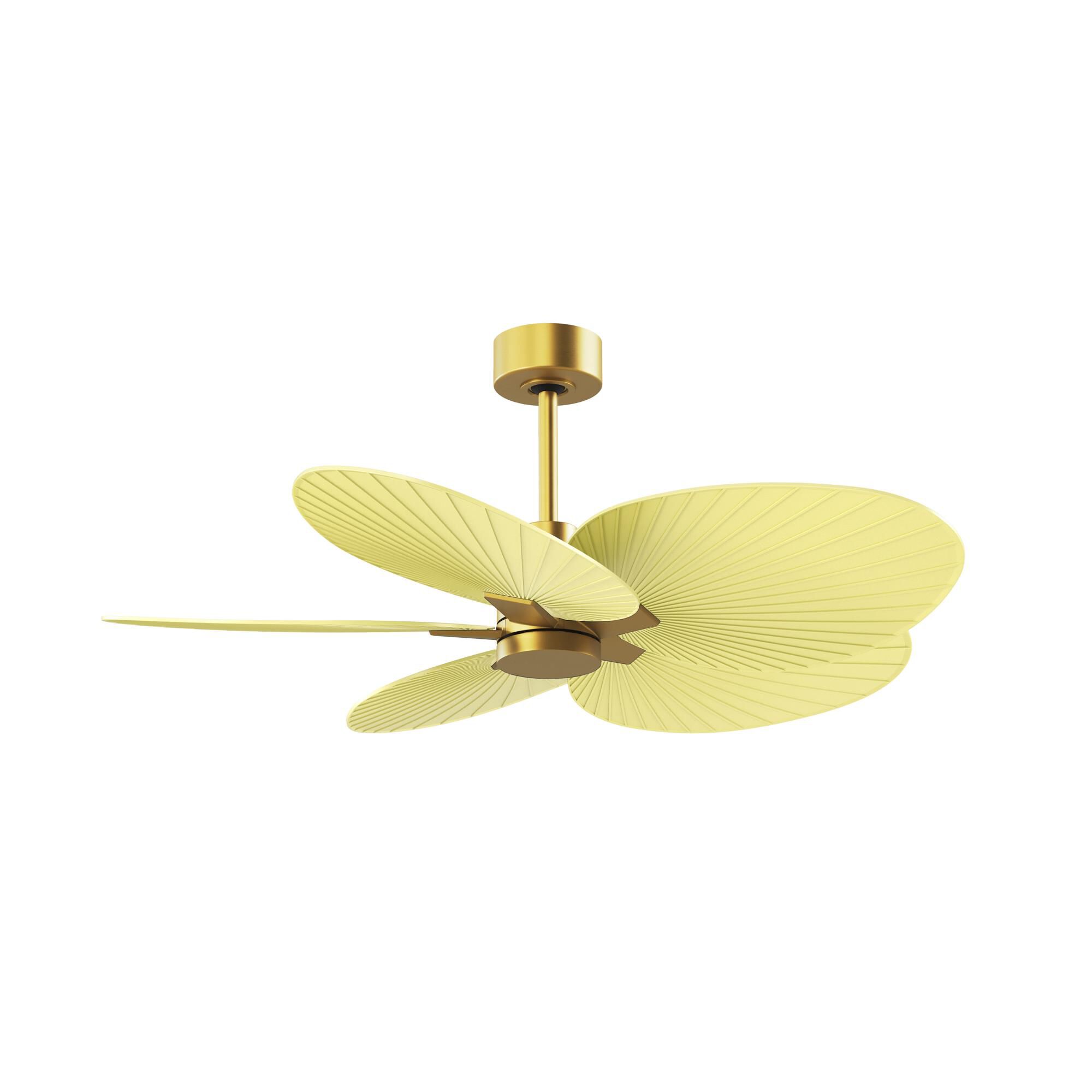 Matthews Fan Company Alessandra Tropical 48 Inch Ceiling Fan - AKTP-BRBR-YE