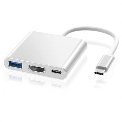 Beijiyi - 4K-USB-C-zu-HDMI-Adapter, Typ-C-Hub-zu-HDMI-Adapterkonverter mit usb 3.0-Anschluss und Image