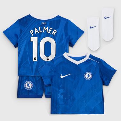 Chelsea Nike Stadion Heimdress 2025-26 - Kleinkinder mit Aufdruck Palmer 10 Image