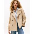 Tommy Hilfiger Jacke "COTTON REG" Damen BEIGE, Gr. 40, Baumwolle, Jacken outdoor