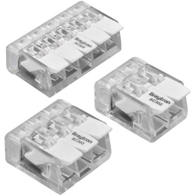 1er Verbindungsklemme 3-fach mit Hebel compact Kabelverbinder mit Hebeln für alle Leiterarten Image