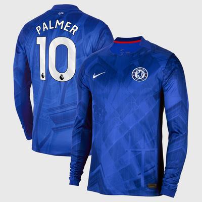 Chelsea Nike Stadion Langarm Heimtrikot 2025-26 mit Aufdruck Palmer 10 Image
