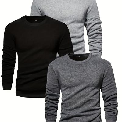 TEMU 's Casual Comfortable Long Sleeve T-shirt Image