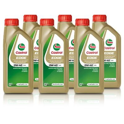 Castrol 6x 1 L EDGE 0W-40 A3/B4 [Hersteller-Nr. 15336D] Image