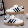 Neue Jungen Mädchen Freizeitschuhe Leder Weiche Kinderschuhe Laufen Tennis Kinder Sportschuhe Größe