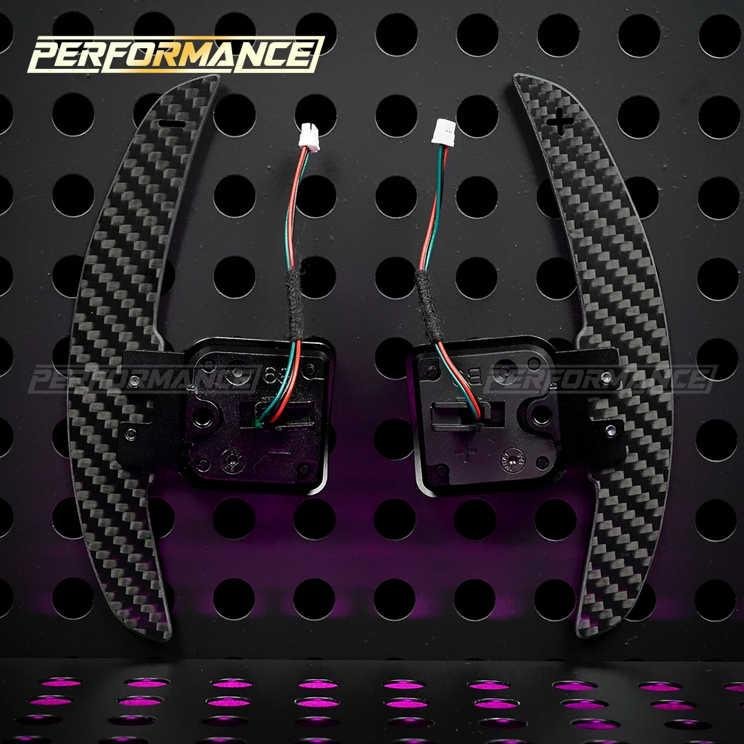 MC Carbon Fiber Magnetische Paddle Shifter Für Audi B8 A1 A2 A3 A4 A5 A8 Q2 Q3 Q4 Q5 Q7 Q8 S2 S3 S4 S5 SQ5 SQ7 SQ8 RS2 RS3 RS4 RS5 Image