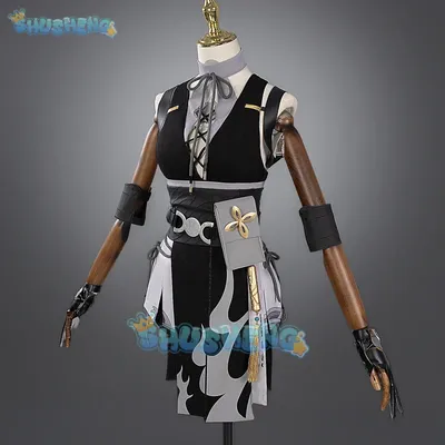 Wuthering Waves Rover Cosplay Kostüm Weibliche Uniform Tasche Haupt Charakter Resonator Halloween Party für Frauen Requisiten Karneval Image