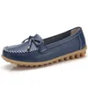 Neue Frau Wohnungen Schuhe Ballett Flache Turnschuhe Echtes Leder Frühling Weiche Mokassins Damen Boot Ballerina Espadrilles Creepers