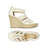 Michael Michael Kors Damen Sandale, Gr. 38.5, cremeweiß, kein Etikett