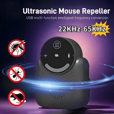 Ultrasonic Mouse Repellent USB Indoor Pest Repellent Ultrasonic Pest Repellent for Mouse Cockroach Rodent Insect Mosquito