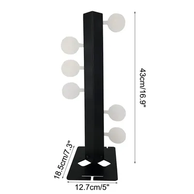 Stand Shooting Target Heavy Duty Metal Shooting Targets Swing Rotating Auto Reset Trainning Targets for Airsoft BB Gun Paintball